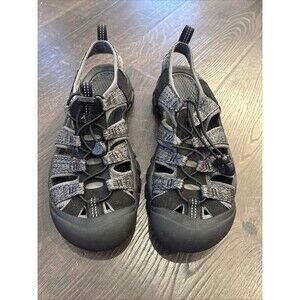 KEEN Newport H2 Unisex Gray Black Water Hiker Original Hybrid Sandal 8.5